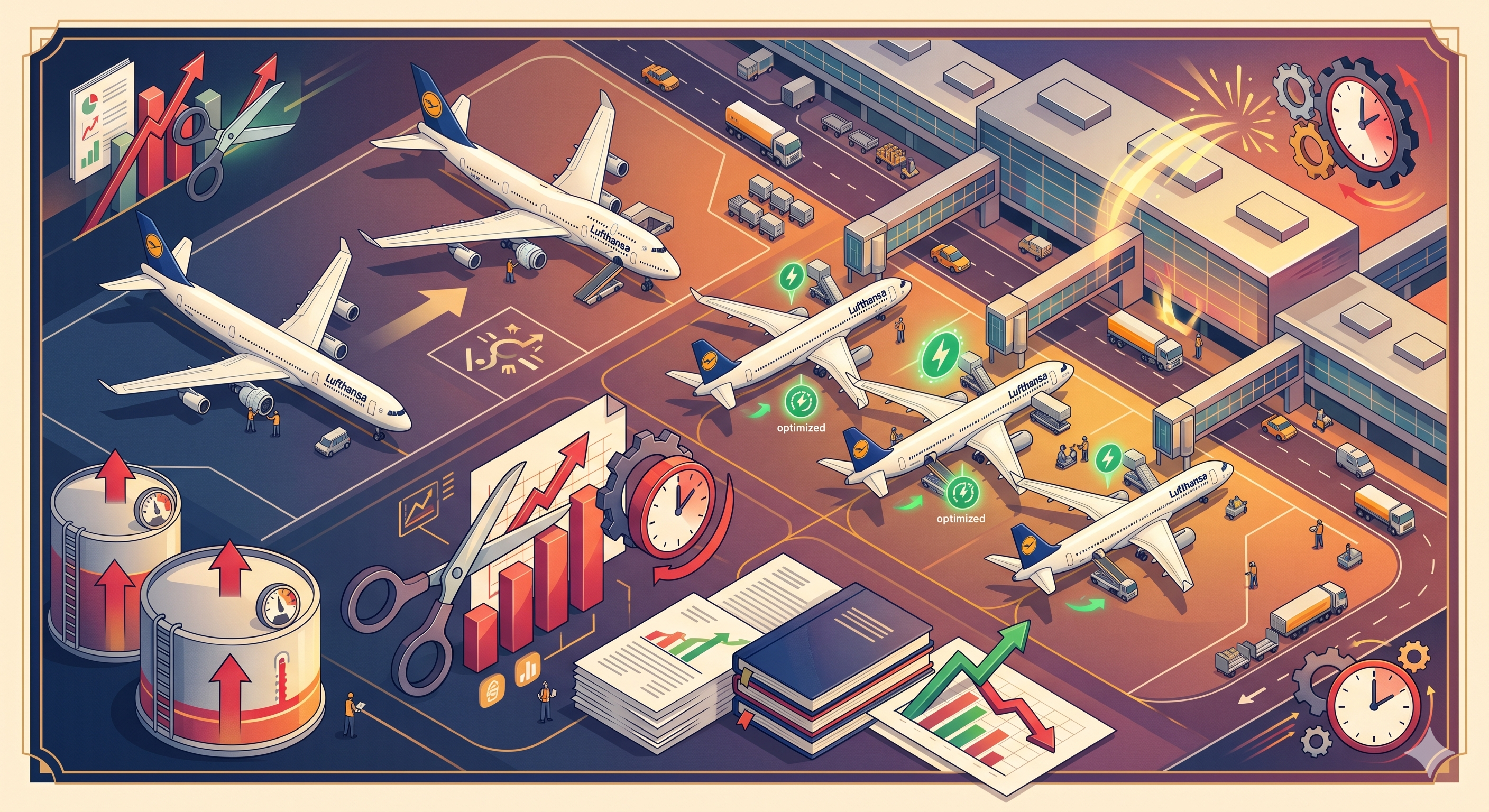 Lufthansa: как выжить в эпоху дорогого керосина