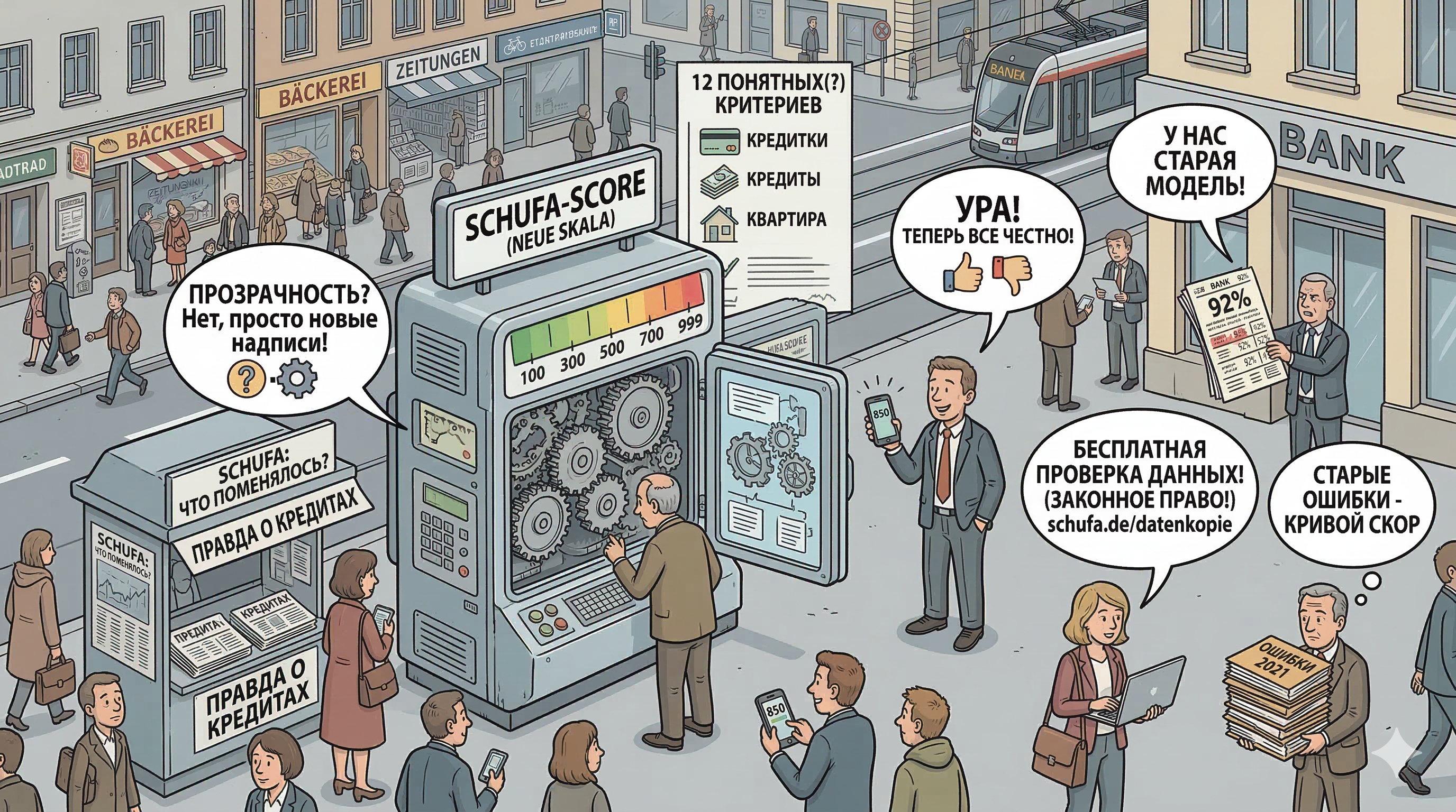 Новая SCHUFA с 17 марта.