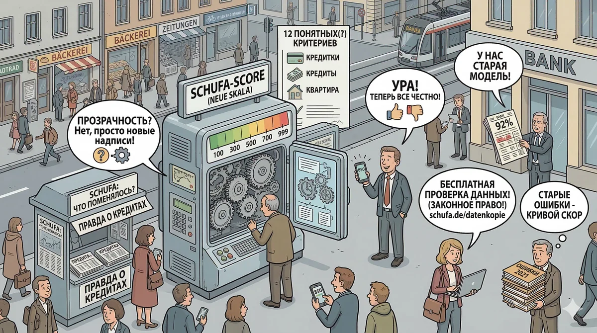 Новая SCHUFA с 17 марта.
